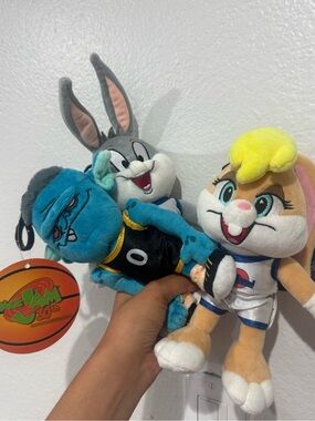 Space Jam 30th Anniversary Plush Set - Bugs Bunny, Lola Bunny & Goons NWT